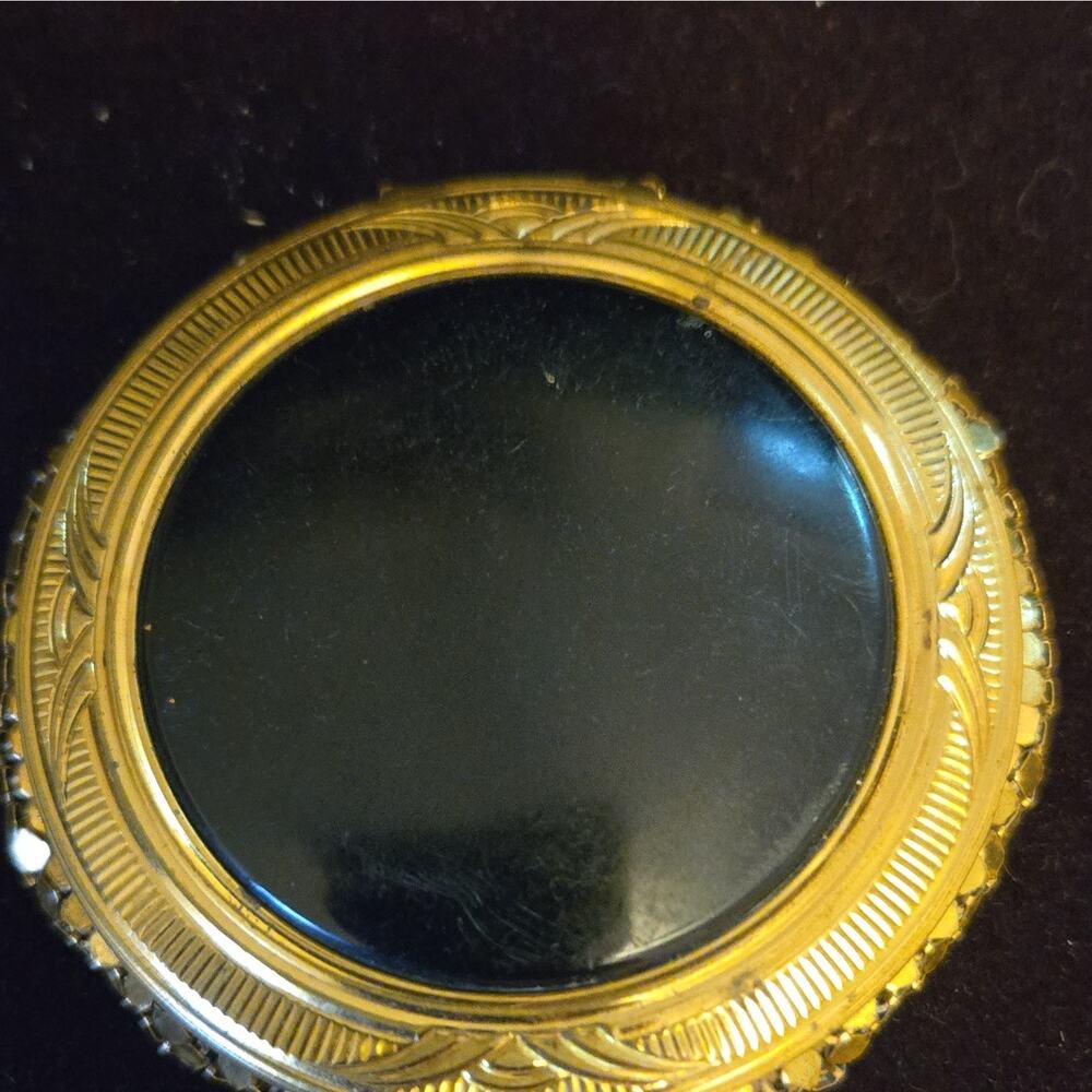 Antique Art Deco Evening bag with compact - Picture 5 of 8